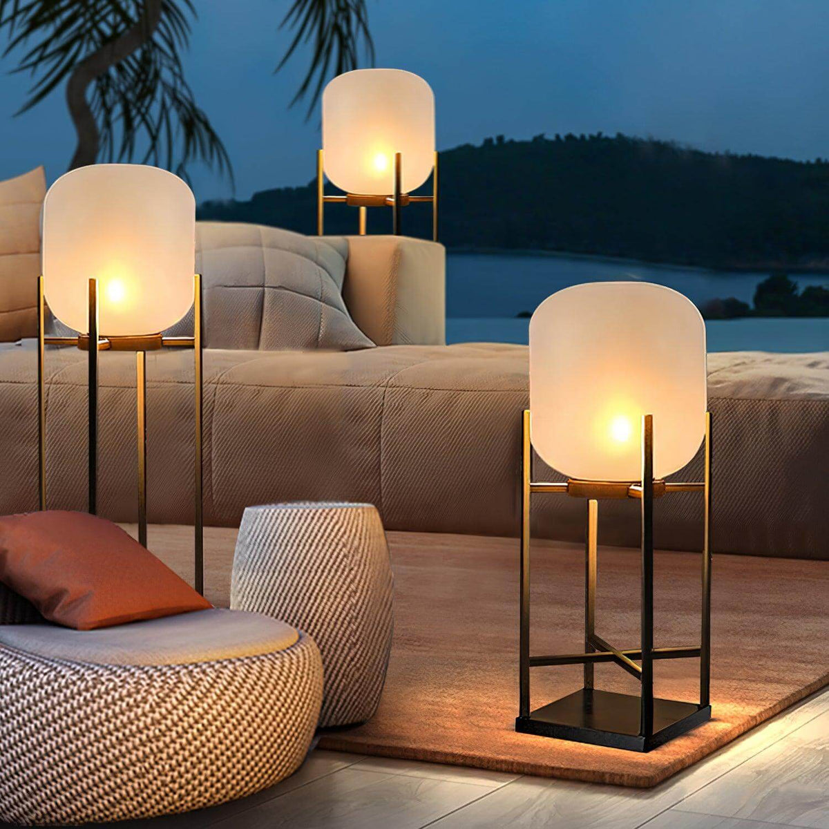 Solar Vloerlamp voor Buiten – Duurzame Sfeerverlichting voor Tuin en Terras