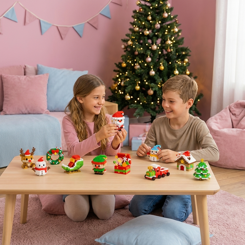 Creatieve Bouwstenen Kerstfiguren - Plezier voor het hele gezin