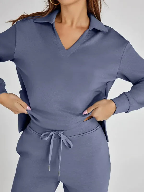 VioletVibe Cozy Hoodie Set | Stijlvolle en comfortabele loungewear voor ultieme ontspanning