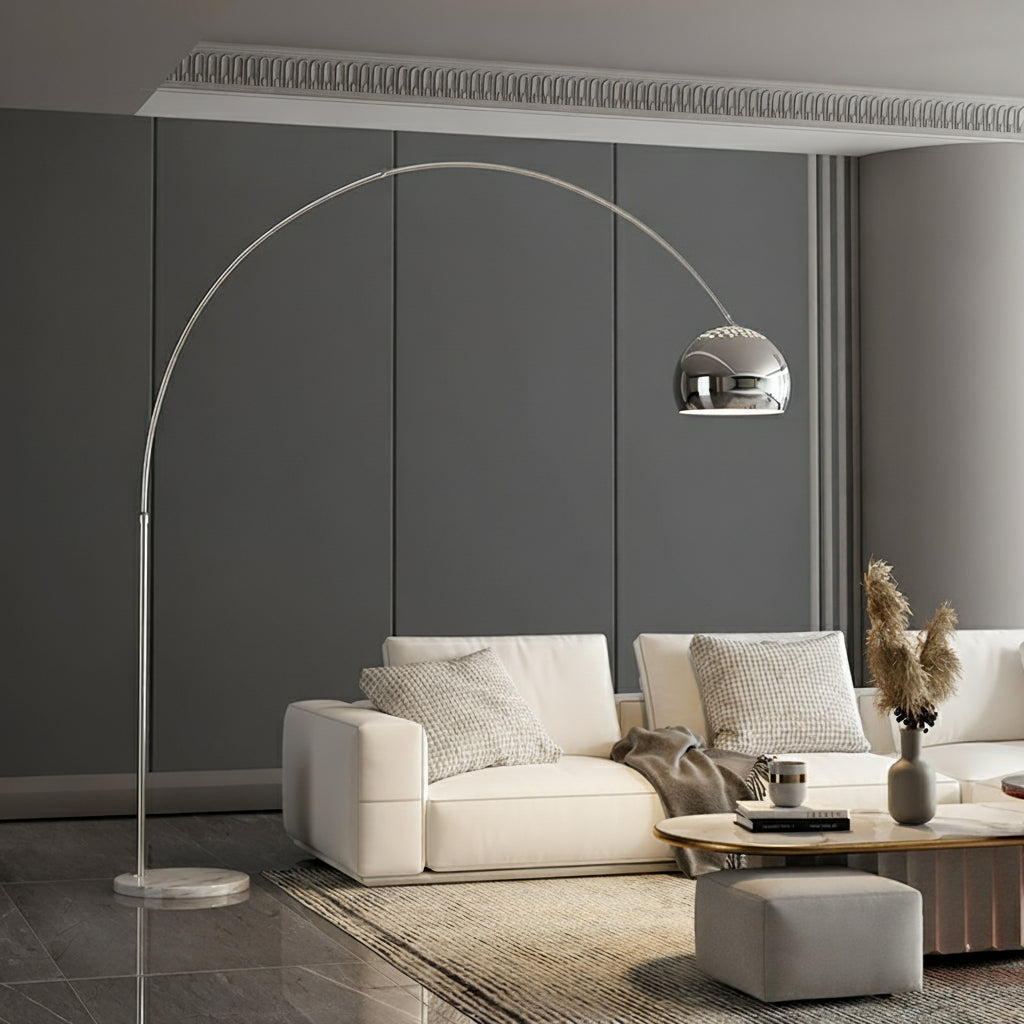 Italiaanse Arco Booglamp – Moderne Design Vloerlamp voor de Woonkamer