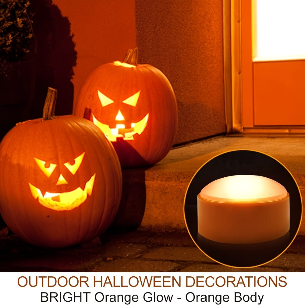 Vlamloze Batterij Jack-O-Lantern Lichten | LED Theekaarsen