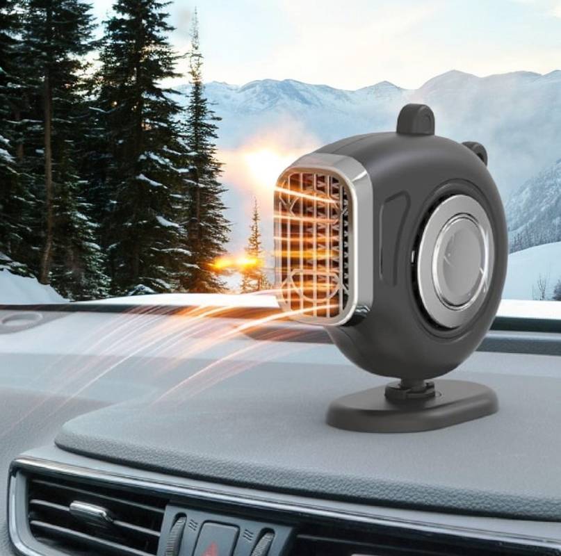 12V Autoverwarming – Draagbare Autoheater met 360° Verstelbare Hoek