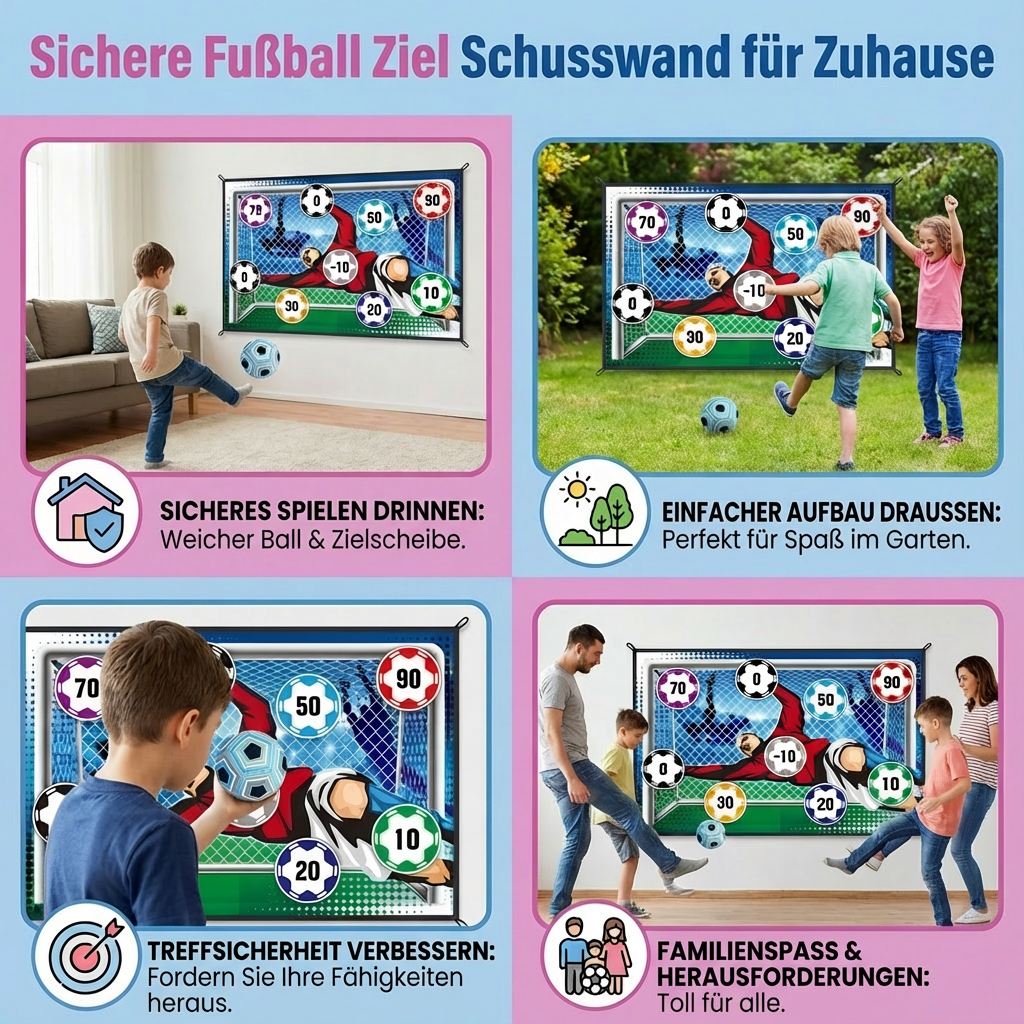 Thuis Voetbal Doel Schietwand Veilig en Effectief