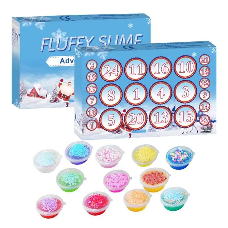 24 Dagen Slijm Adventskalender voor Kinderen – Kerst Countdown