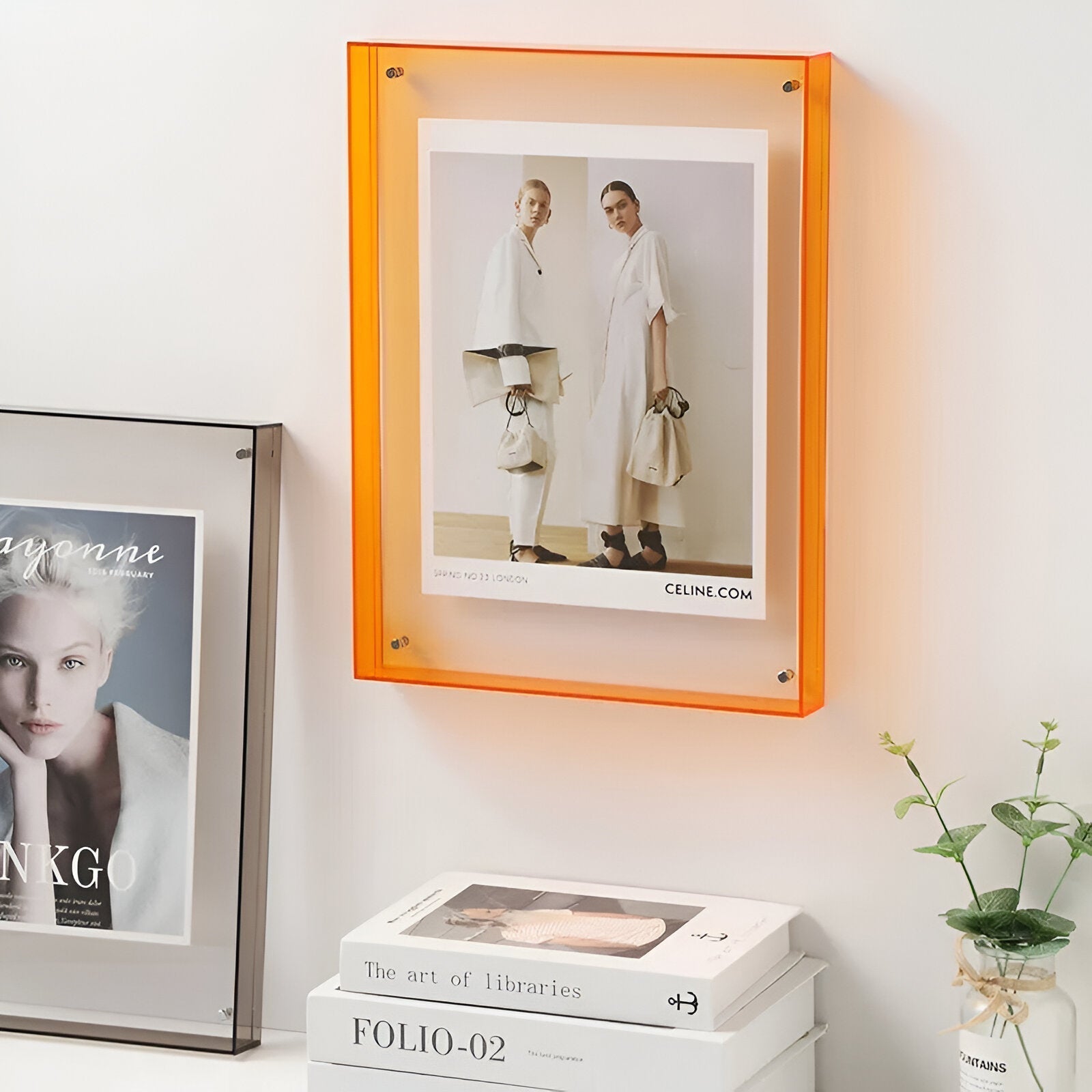 Moderne designlijst van acryl in kleur