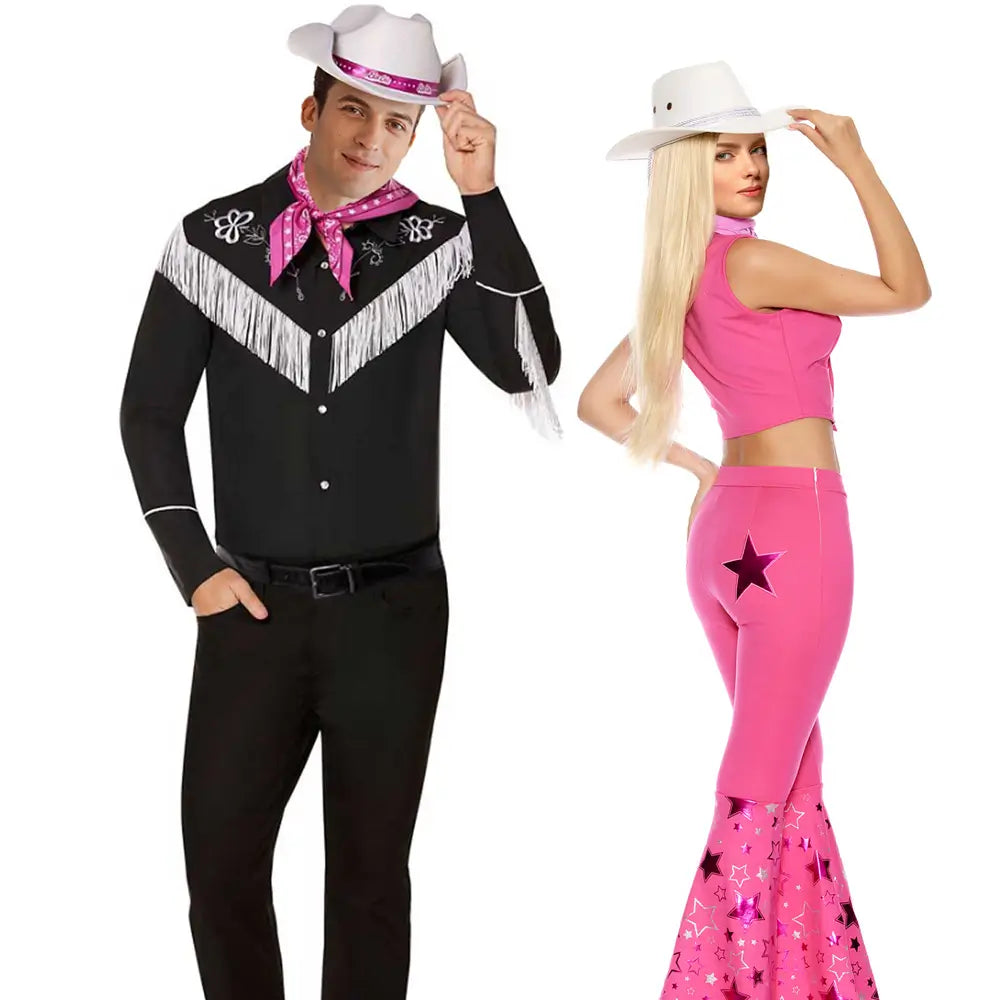 Koppels Halloween Kostuum Cowboy Cowgirl Western Set