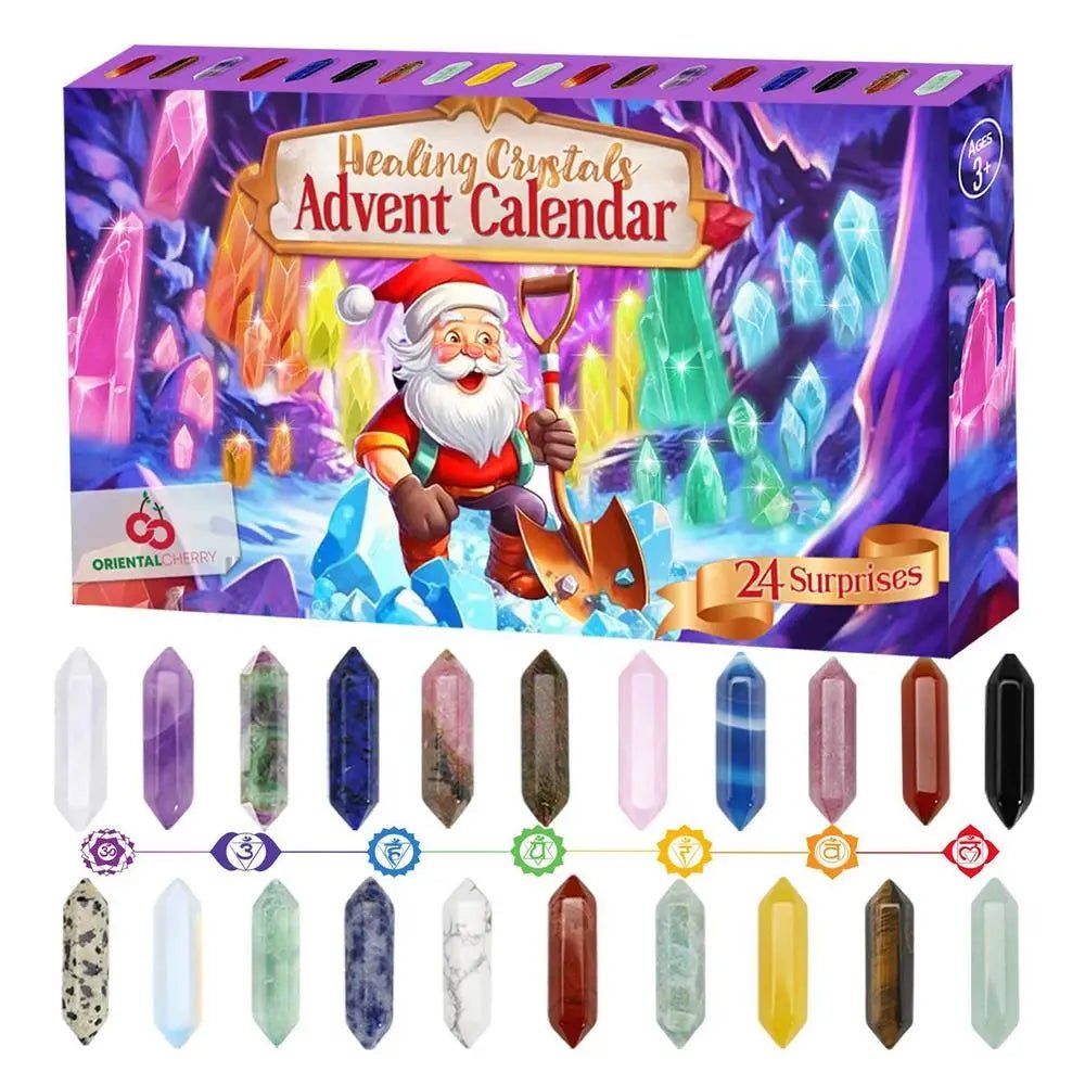 Kristallen Adventskalender – 24 Dagen met Unieke Kristallen