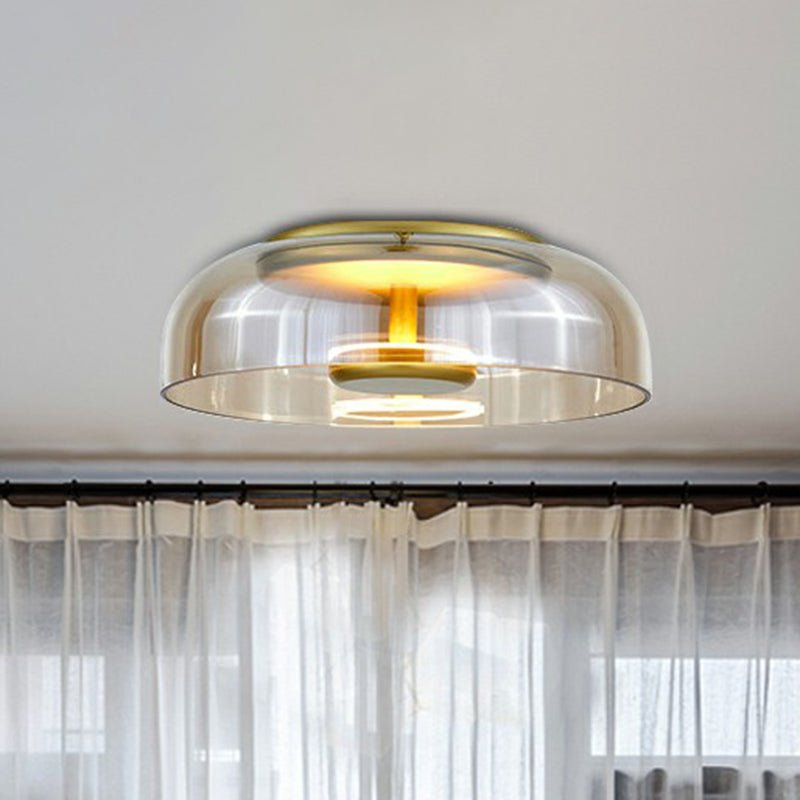 CrystalShine LED Plafondlamp | Modern Glazen Ontwerp