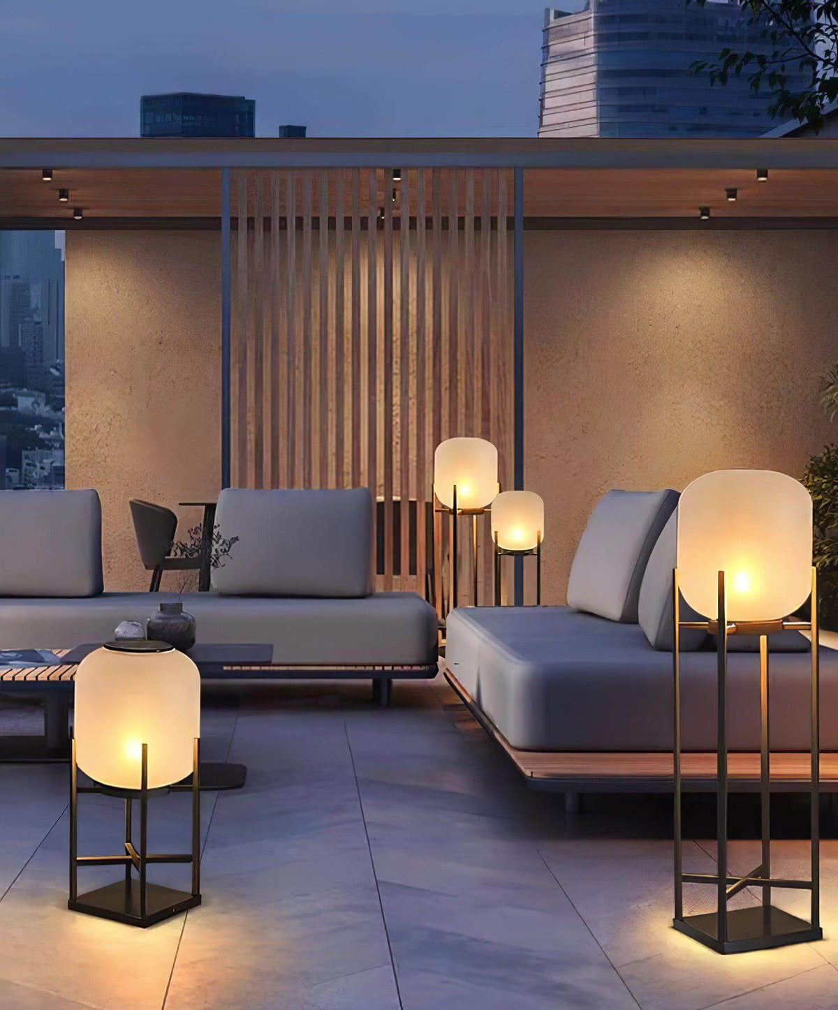 Solar Vloerlamp voor Buiten – Duurzame Sfeerverlichting voor Tuin en Terras