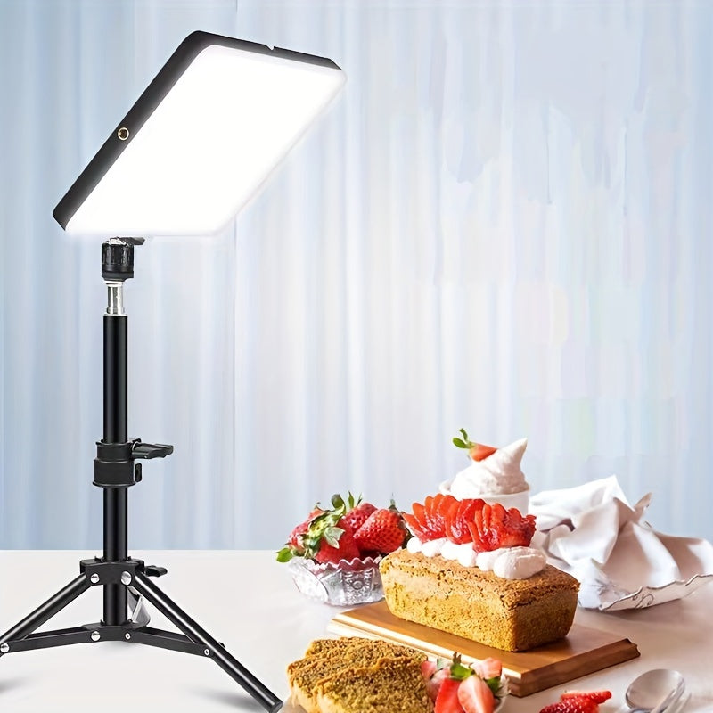 Verstelbare LED Lampstatief voor Fotografie en Video – 1.1m Hoogte, Stevige Aluminium Statief met Lamp