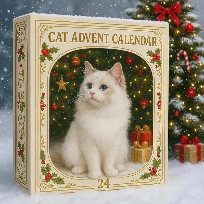 Adventskalender met 24 vrolijke katten - 2026