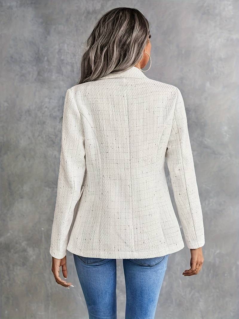Tweed Blazer Eleganzia – Stijlvolle damesblazer voor zakelijke en casual looks
