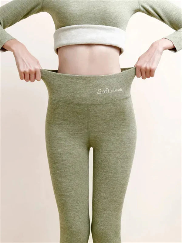 AstraWeave Cashmere-Voering Winter Leggings Voor Gezellige Warmte