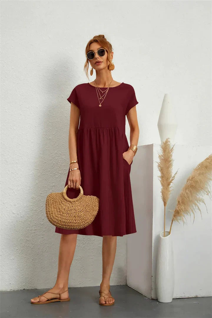 Sol | Elegante jurk voor feestelijke gelegenheden met zomerse lichtheid