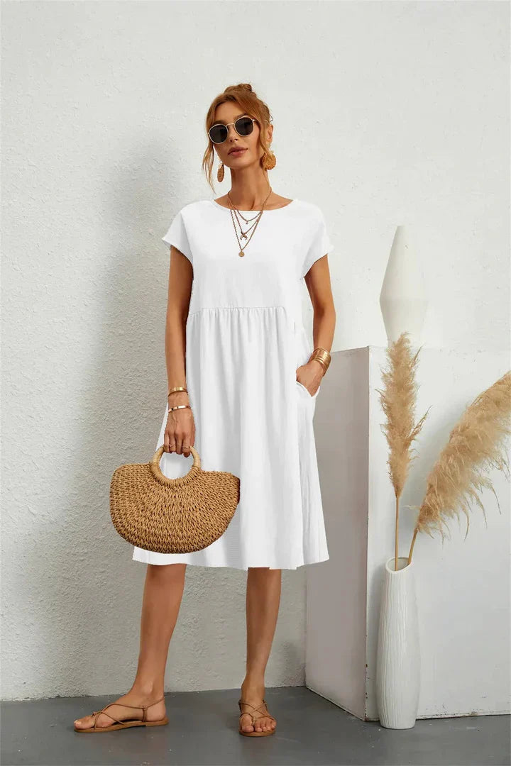Sol | Elegante jurk voor feestelijke gelegenheden met zomerse lichtheid