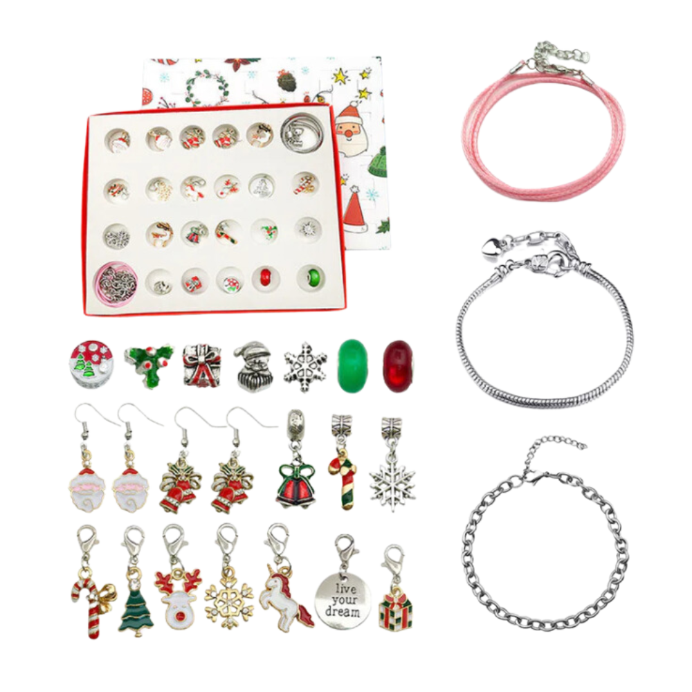 DIY Adventskalender 2026 voor Meisjes – Sieraden- en Armbandenset