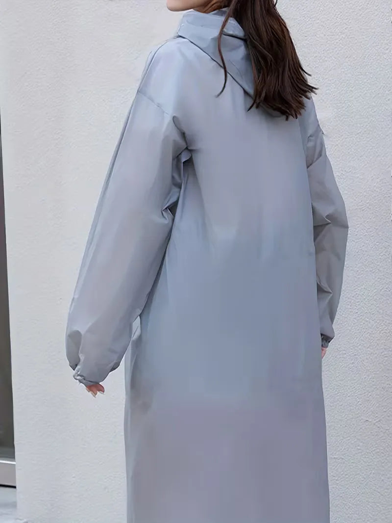 Unisex Regenjas met Capuchon – Waterdichte Bescherming tegen Regen en Wind
