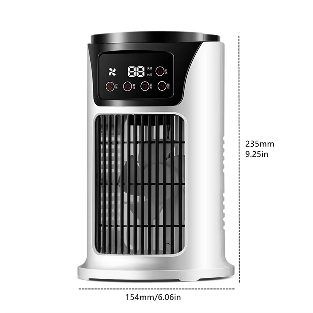 ClimaÉlan AirCooler | 3-in-1 misting fan with humidifier & LED ambiance light