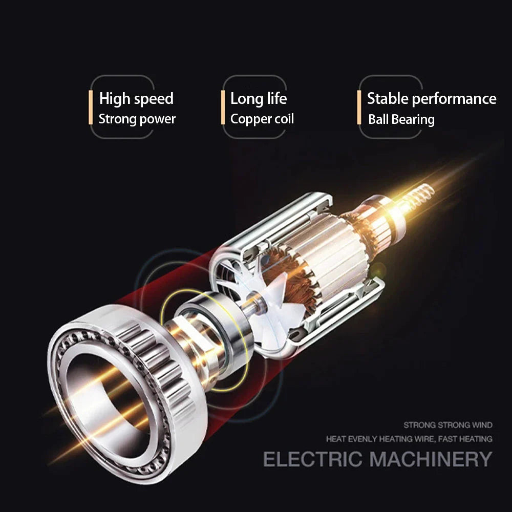 2400W Hochleistungs-Haartrockner mit Kalt- und Warmeluft Ionentechnologie