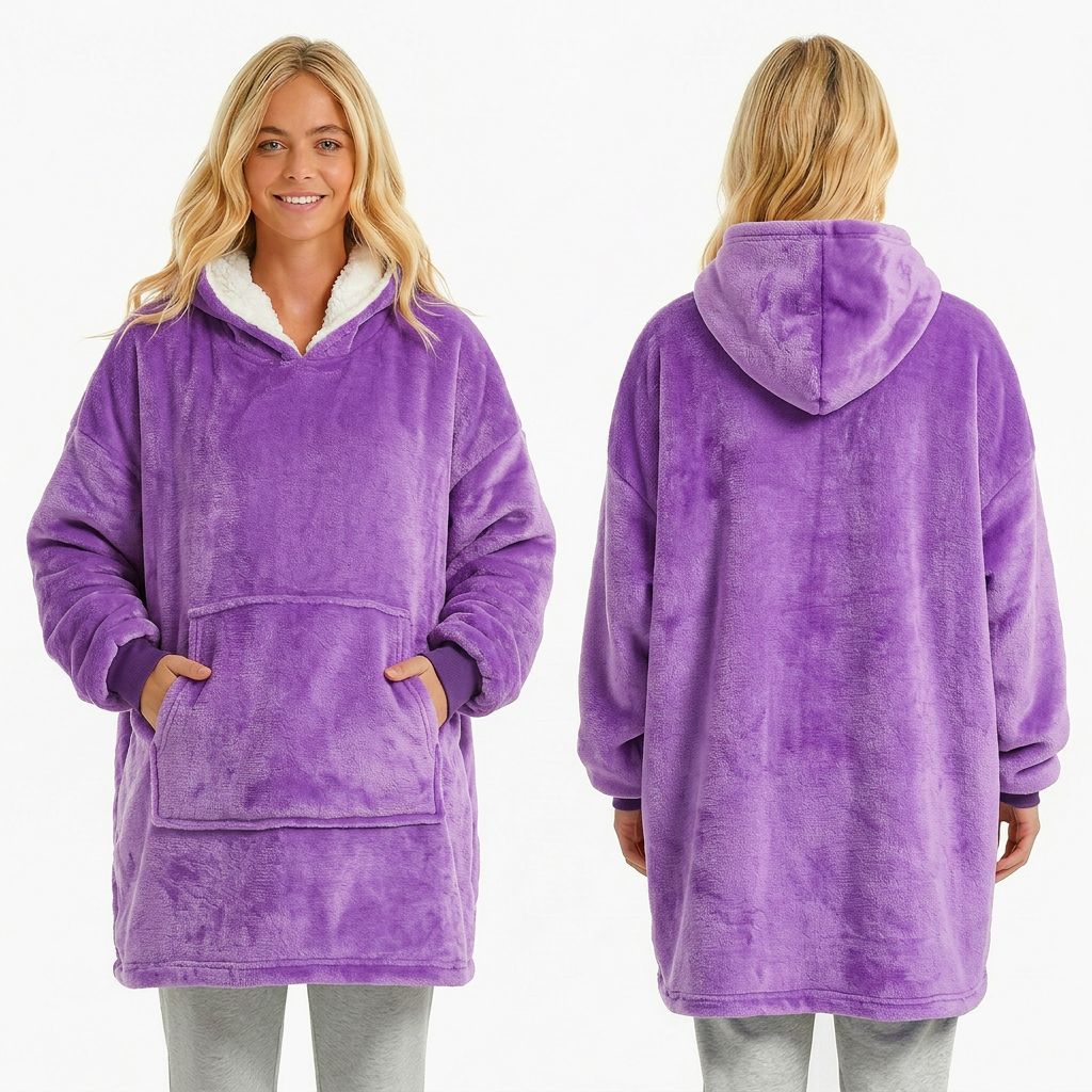 Draagbare deken van fleece, 350 g/m²