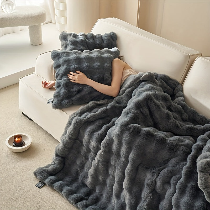 Dubbelzijdige Fleece Deken – Extra Zachte en Warme Knuffeldeken voor Bank en Bed