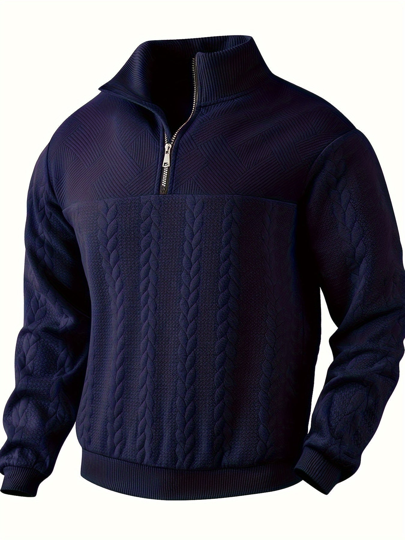 Vintage Herenpullover met Rits – Victor