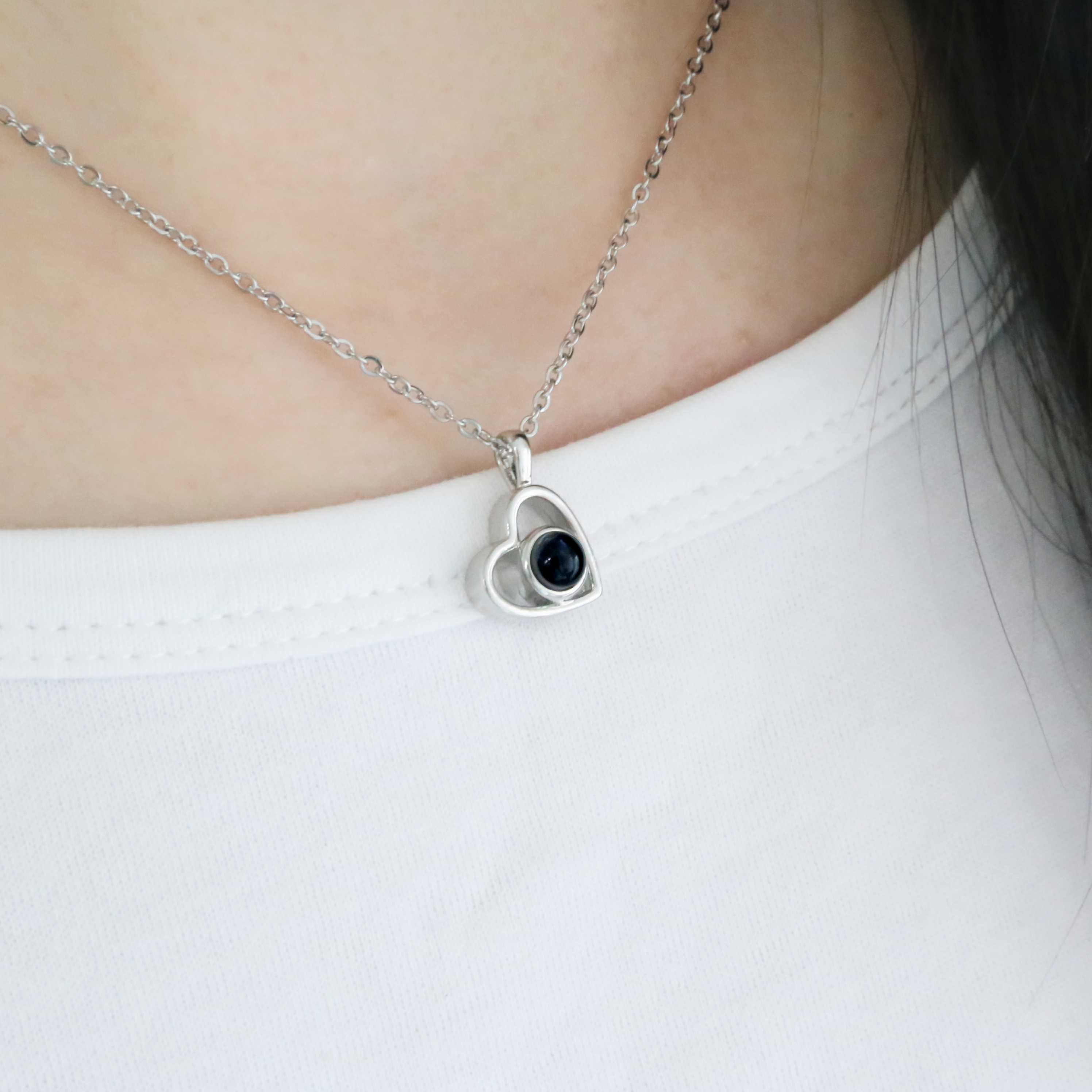 MemoryLens Halsketting | Liefde geprojecteerd, voor altijd weerspiegeld