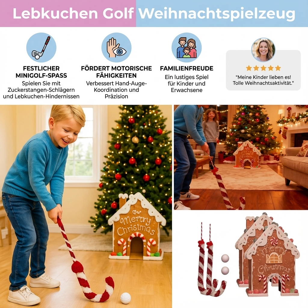 Lebkuchen Golf Kerstspeelgoed