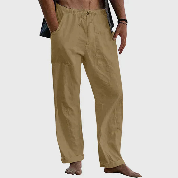 Casual linnen broek voor mannen | Werk