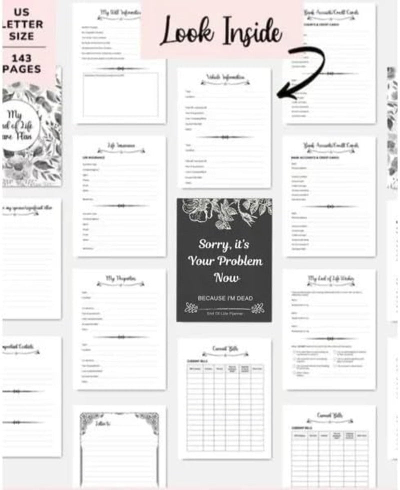 Humoristische Einde-Leven Planner