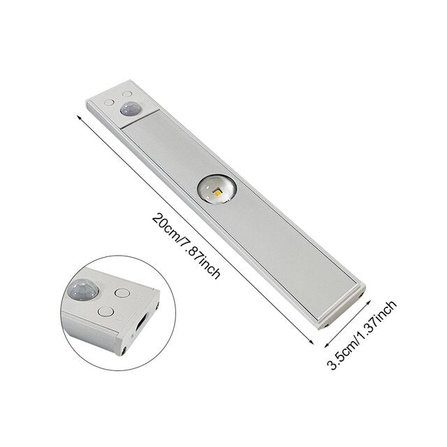 Frendorf Draadloze LED-lamp Bewegingssensor Oplaadbaar Dimbaar 3 kleuren