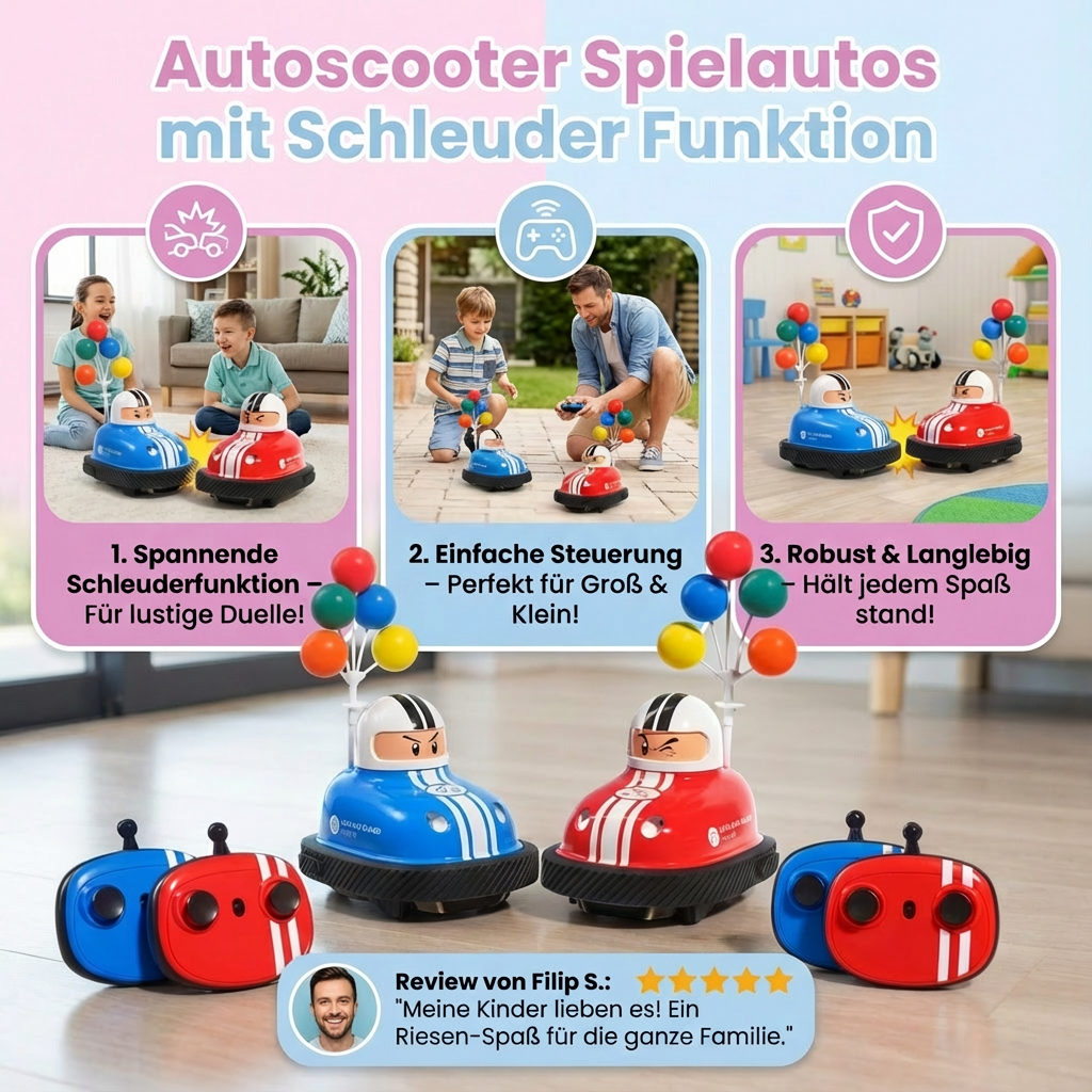 Autoscooter Speelauto's met Slingfunctie voor Kinderen
