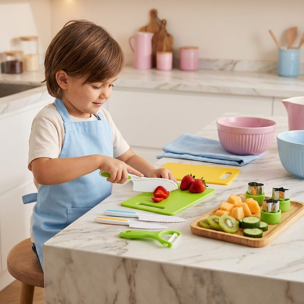 Veilig Keuken Set - voor kleine Gourmetkoks