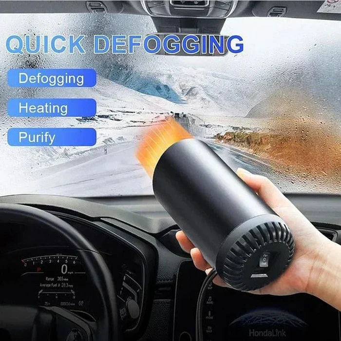 12V Autoheater & Ruitontdooier – Compacte Autoverwarming met 360° Rotatie