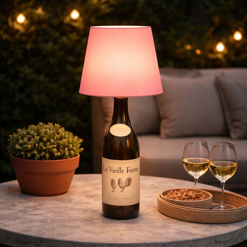Flaschenlicht | Fles als Tafellamp | Accu Tafellamp | Flesstop | LumiFles