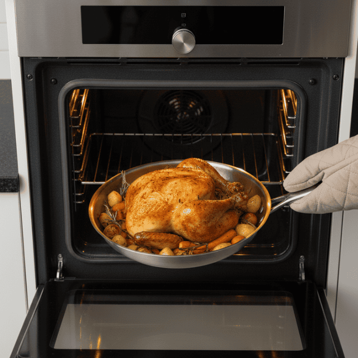 TITAN-PREMIUM PAN – Hoogwaardige titanium pan zonder coating voor alle kookplaten