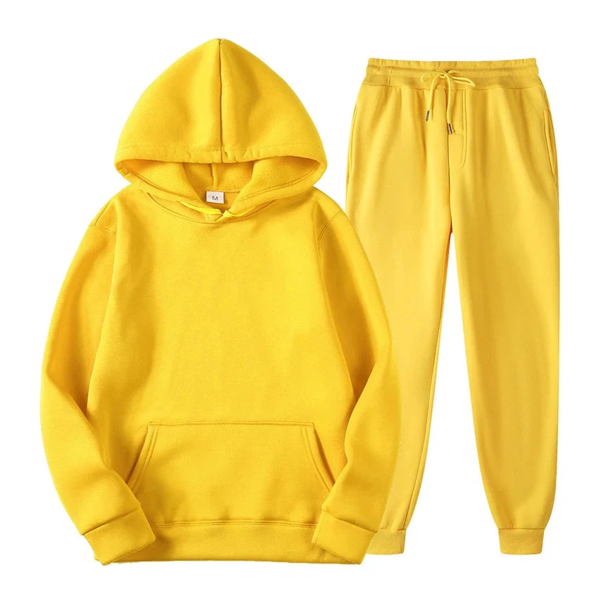 Heren Lounge Set – Comfortabele Katoenen Twee-delige Outfit met Moderne Snit