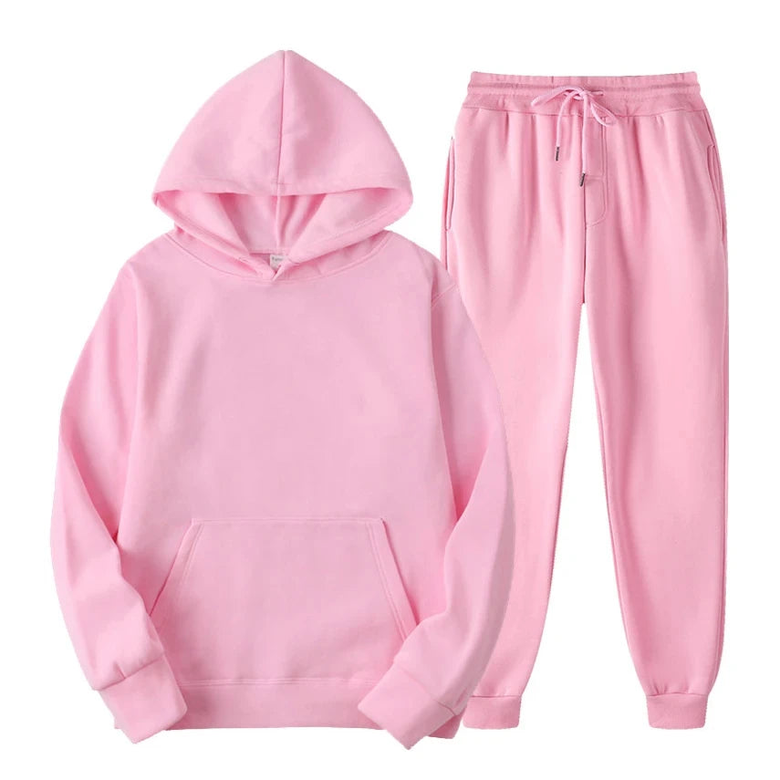 Heren Lounge Set – Comfortabele Katoenen Twee-delige Outfit met Moderne Snit