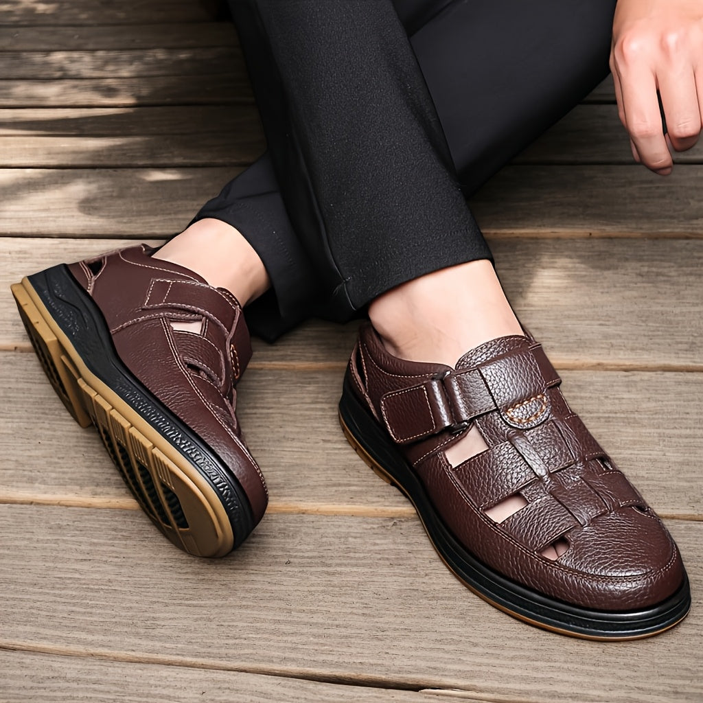 Heren Zomer Schoenen LeerComfort – Ademend, Antislip en Duurzaam
