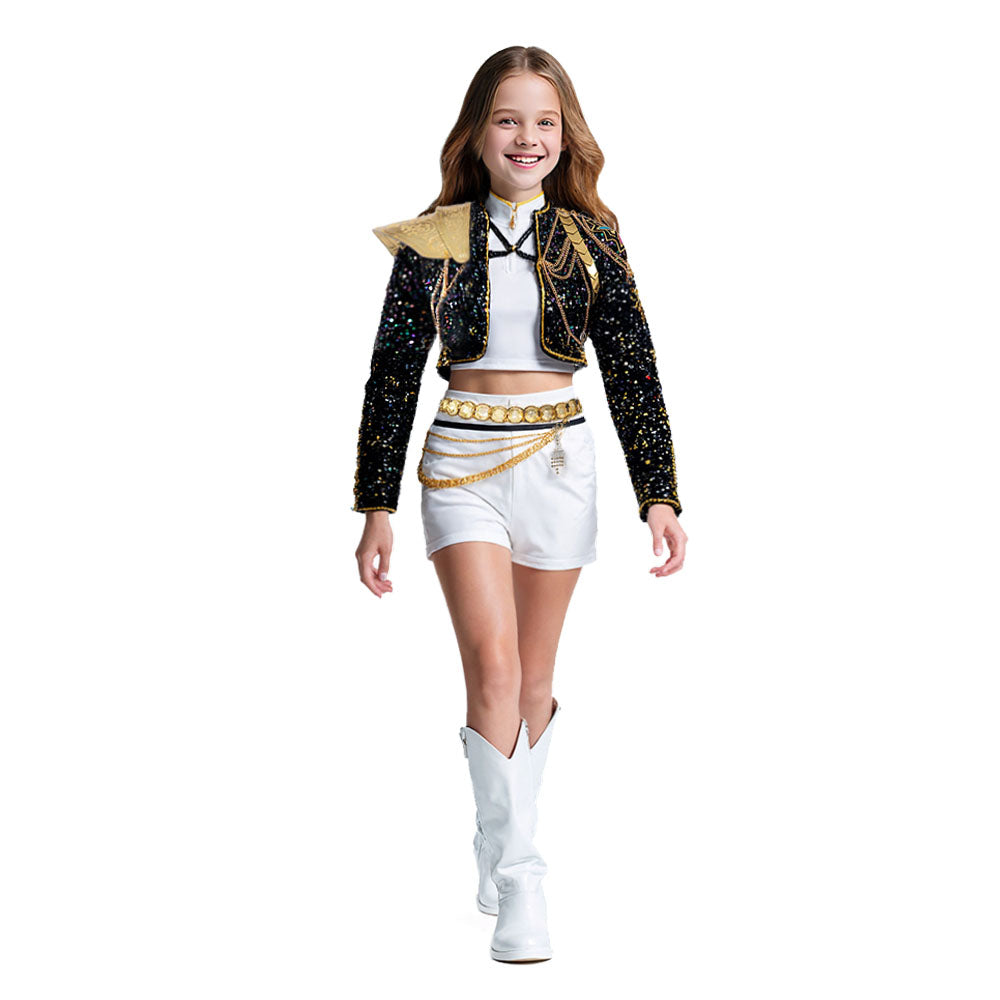 Kpop Hunter Golden Girls Pailletten Halloween Kostuum | Sprankelend
