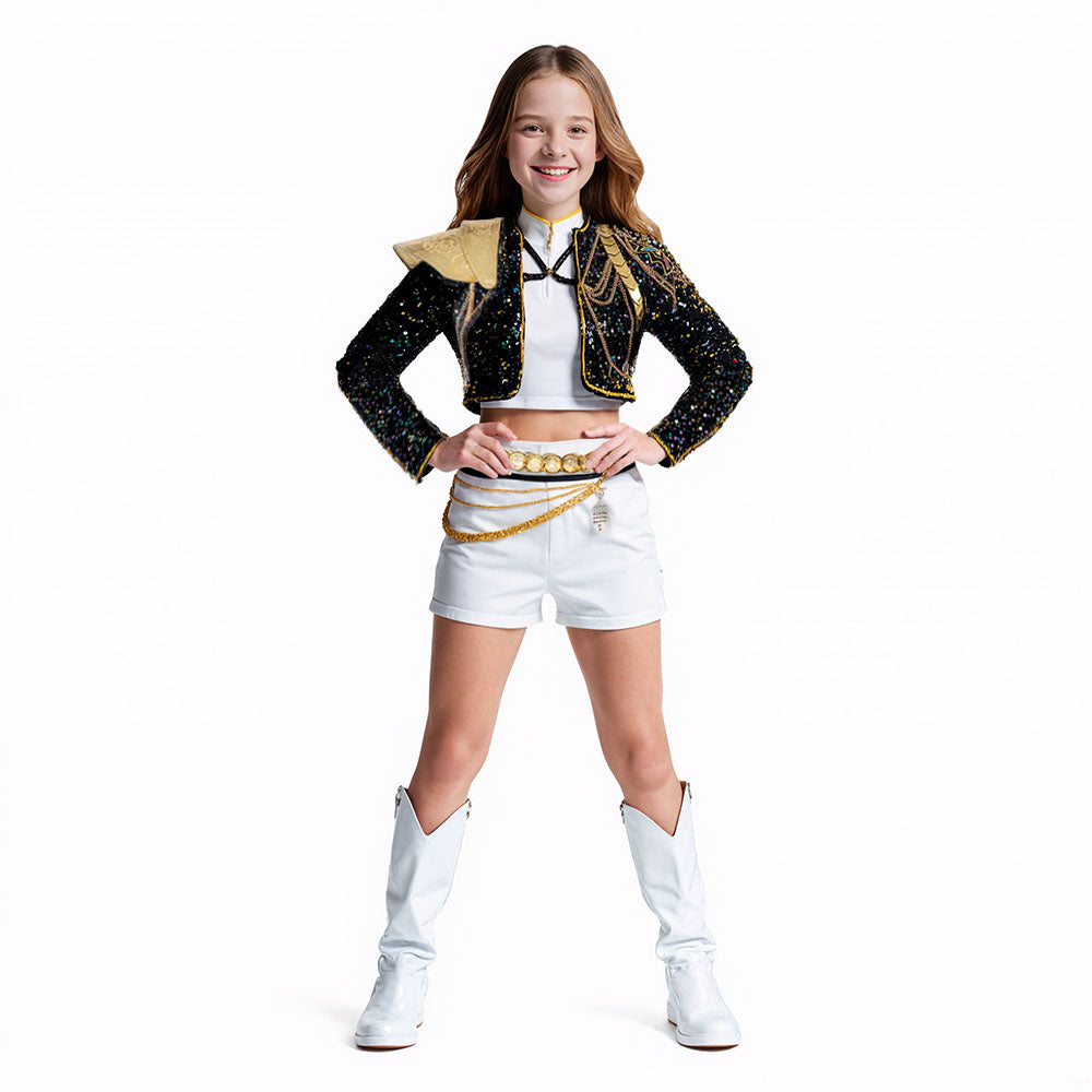 Kpop Hunter Golden Girls Pailletten Halloween Kostuum | Sprankelend