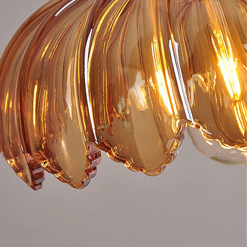 Vintage bloemen hanglamp