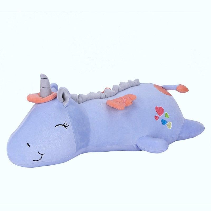 Lunacorn Verlichte Eenhoorn Pluche Knuffel met Regenboog LED's voor Kinderen