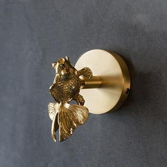 Gouden Messing Wandhaken – Handgemaakte Dierontwerpen voor Stijlvolle Wanddecoratie