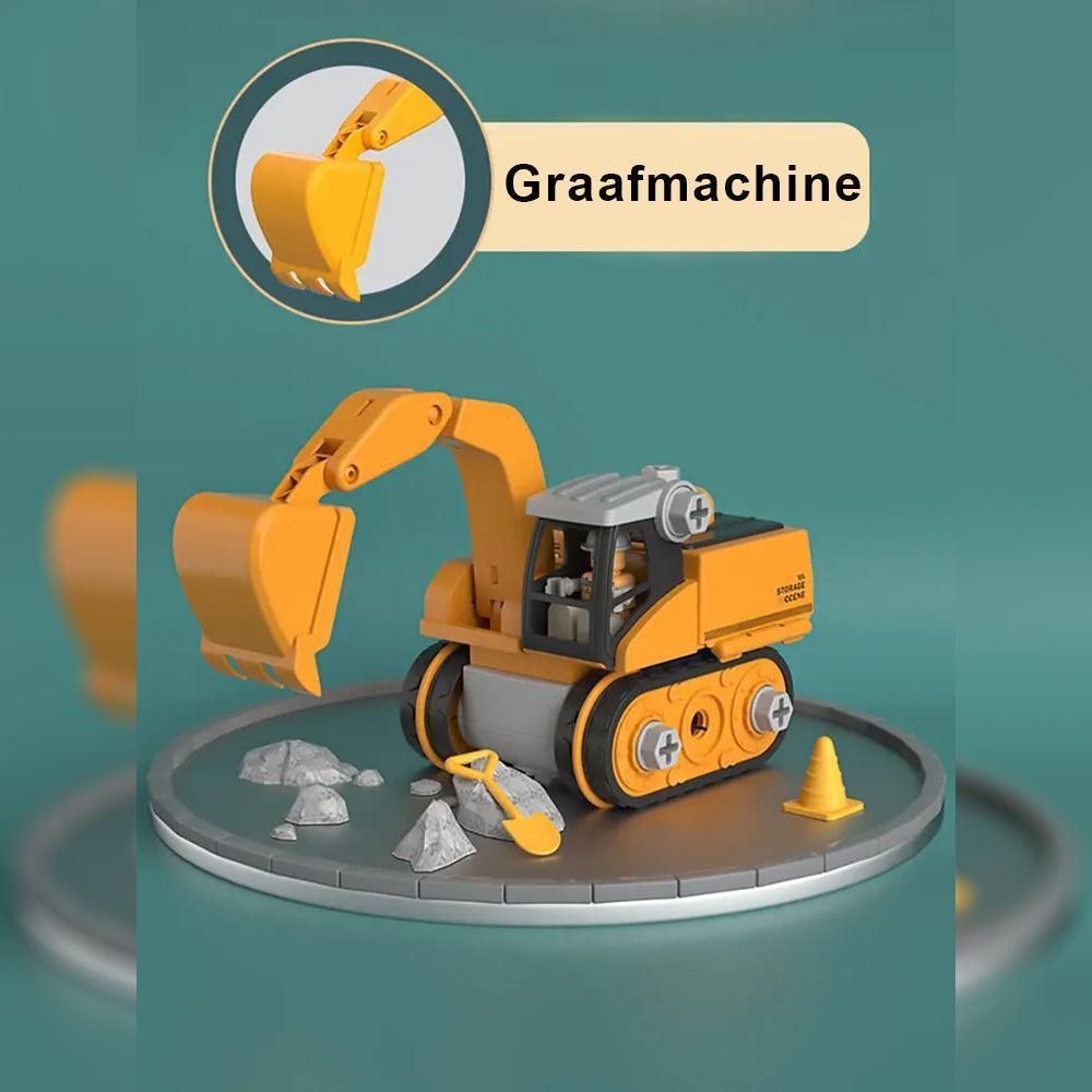 Graafmachine Avontuur | Educatief bouwspeelgoed voor jonge ingenieurs