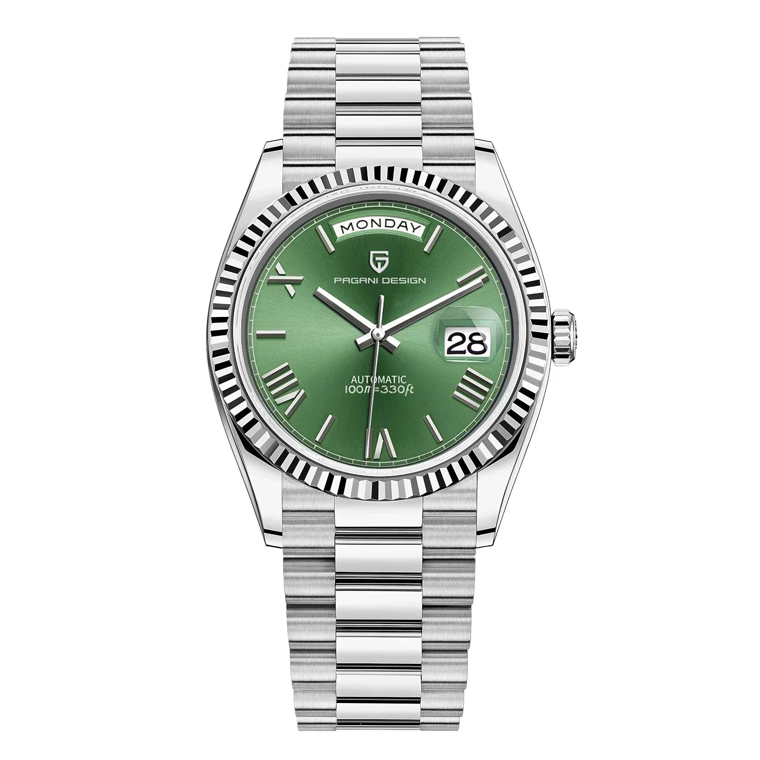 Luxueuze Heren Automatisch Horloge – RVS, zelfopwindend, kalenderfunctie – Stijl voor elke gelegenheid