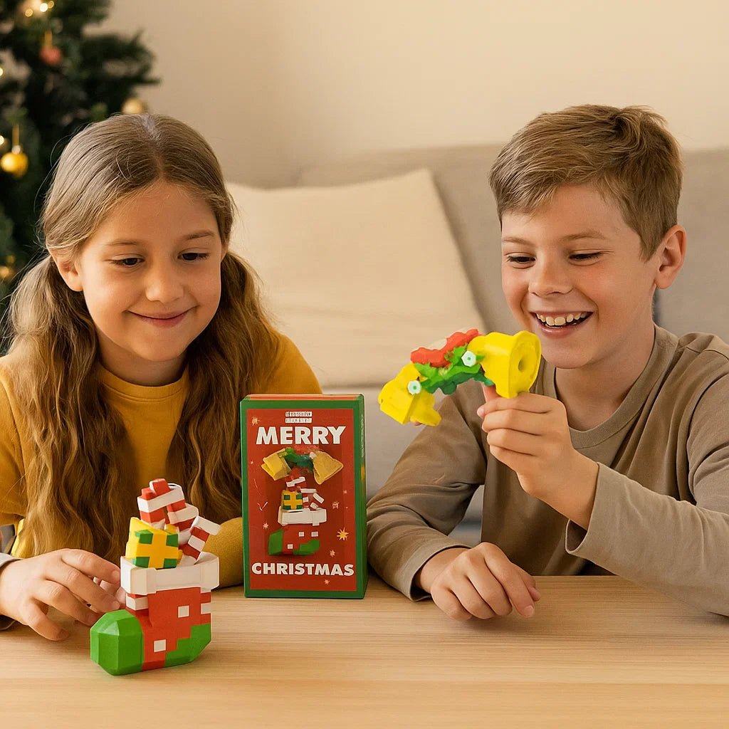 Creatieve Bouwstenen Kerstfiguren - Plezier voor het hele gezin