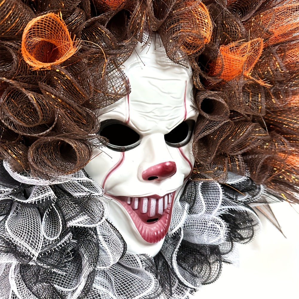 Halloween Eng Clown Deur Krans