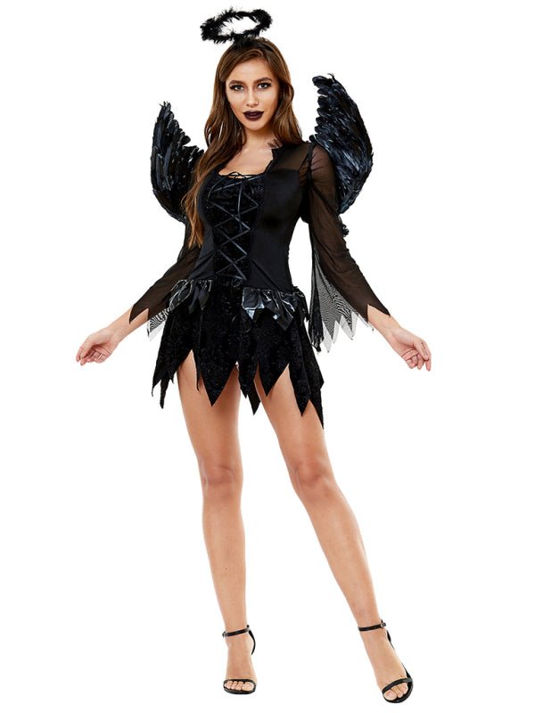 Vrouwen Halloween Kostuum | Donkere Engel