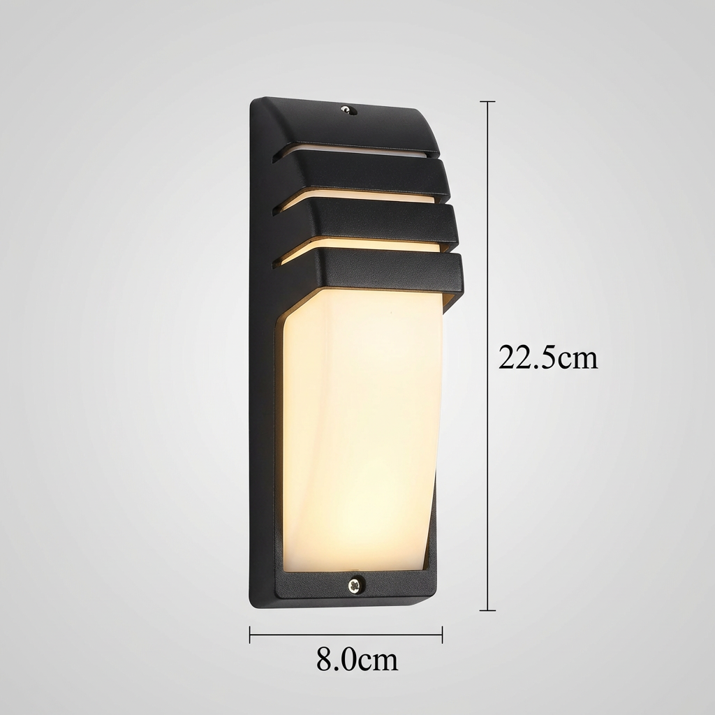 Buitenwandlamp met bewegingssensor – Waterdichte LED-buitenwandlamp voor tuin en terras